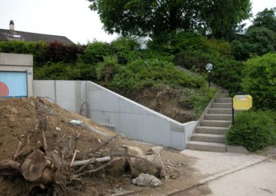 Mur soutainement fini